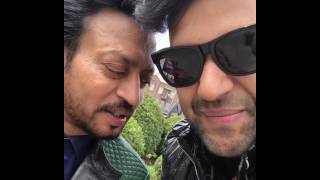 Guru Randhawa with Irfan Khan at the shoot of Suit song #exclusive