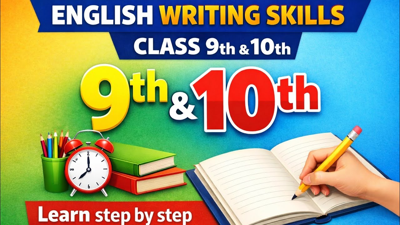 Grammar Writing skills for class 9th and 10th about story writing 