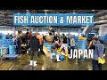 I Went to a Local Japanese Fish Auction and Market in Osaka