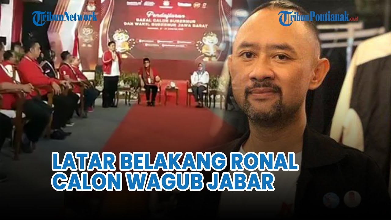 Latar Belakang Ronal Surapradja, Komedian Jadi Calon Wagub Jawa Barat ...