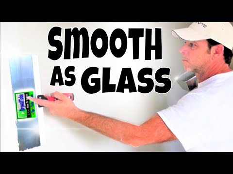 how-to-cover-your-ugly-damaged-wall-with-a-skim-coat--looks-like-glass
