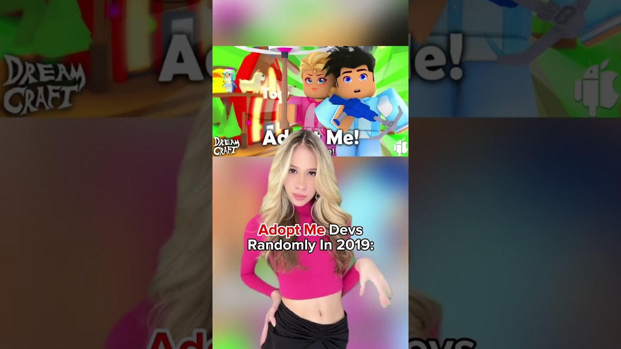 ADOPT ME DEVS Randomly in 2019 (TIKTOK TREND)