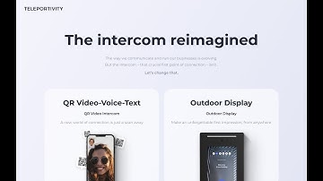 The high-rise apartment intercom reimagined.