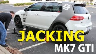 How To Jack Up A Mk7 Gti On Jack Stands