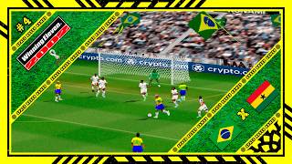 Winning Eleven 2002: Copa do Mundo 2022 (PS1) World Cup #4 Brasil x Gana | 8ª de Final