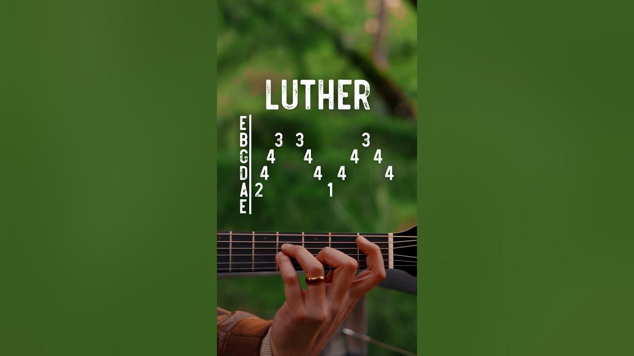 Luther Kendrick Lamar SZA Guitar Tutorial // Luther Guitar Lesson