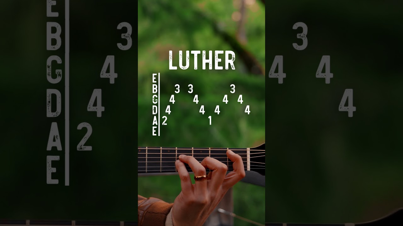 Luther Kendrick Lamar SZA Guitar Tutorial // Luther Guitar Lesson