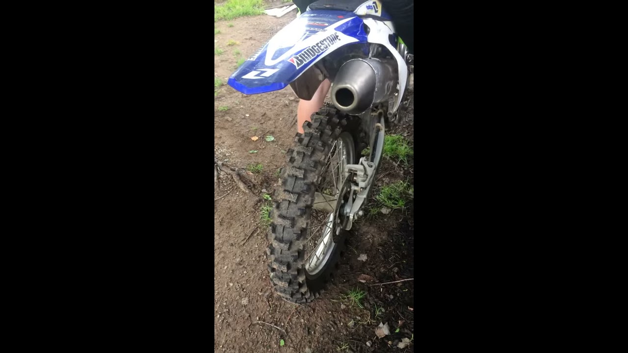 2006 Yamaha YZ 250F Running And Stock Exhaust Rev