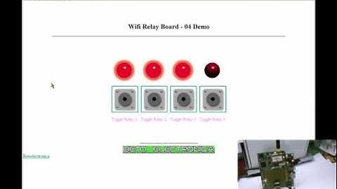 Wifi  Controlled Relays  (demo)