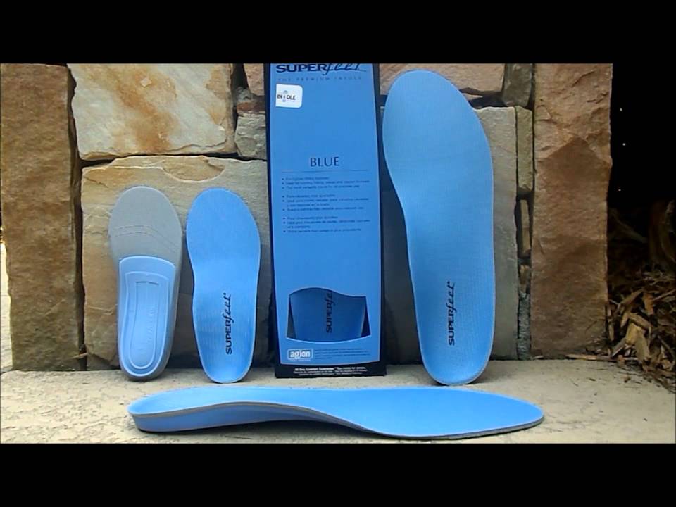 Superfeet Blue Insoles Review @ The Insole Store.com - YouTube