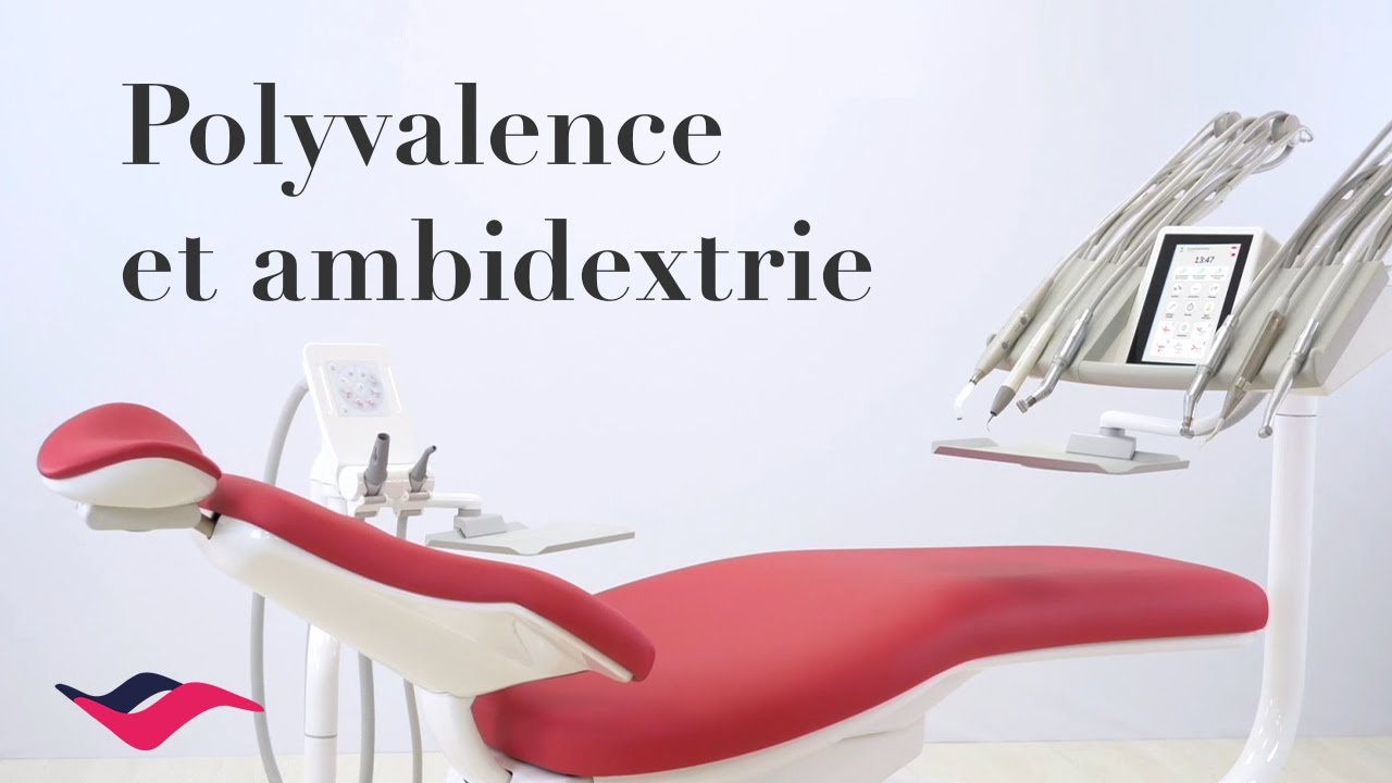 PE9, le fauteuil dentaire universel [1/7] • Polyvalence et ambidextrie