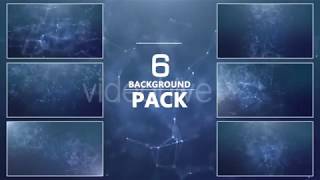 Abstract Blue Plexus Background Pack Motion Graphics