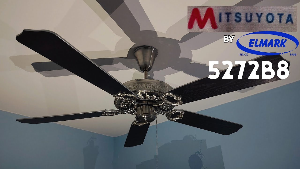 52" Elmark MITSUYOTA 5272B8 Ceiling fan (2025 December Remake) [Kipas siling
