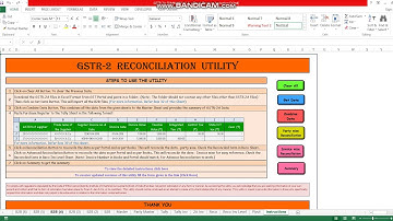 GSTR 2A Reconciliation With Excel in 5 Minutes
