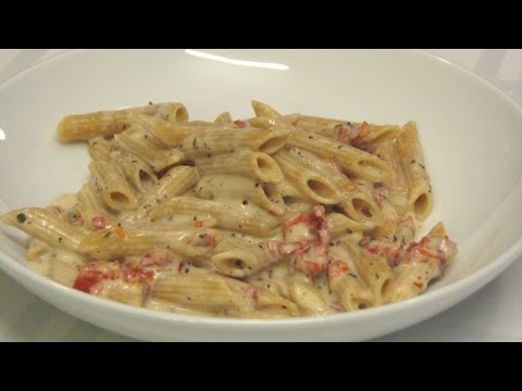 Penne Pasta with Sun-Dried Tomato Cream Sauce -- Lynn's Recipes