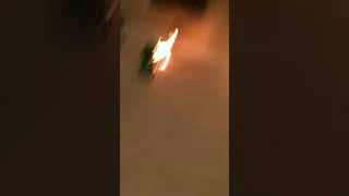 Hoverboard Explodes