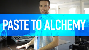 How Do It: Paste to Alchemy from AudioCopy