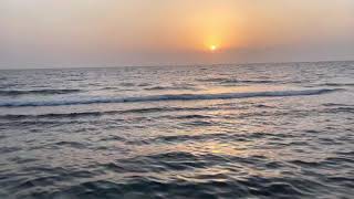 تصوير غروب الشمس - تصوير شاطئ البحر - كورنيش جدة - السعودية - تصوير بحر 2021 - تصوير بحر بدون حقوق