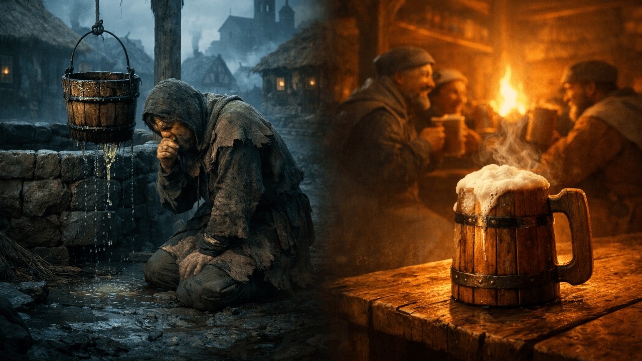 Warum Biertrinken im Mittelalter sicherer war als Wasser zu trinken