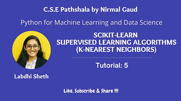 Scikit-learn Supervised Learning Algorithms (K-Nearest Neighbors): Tutorial 5