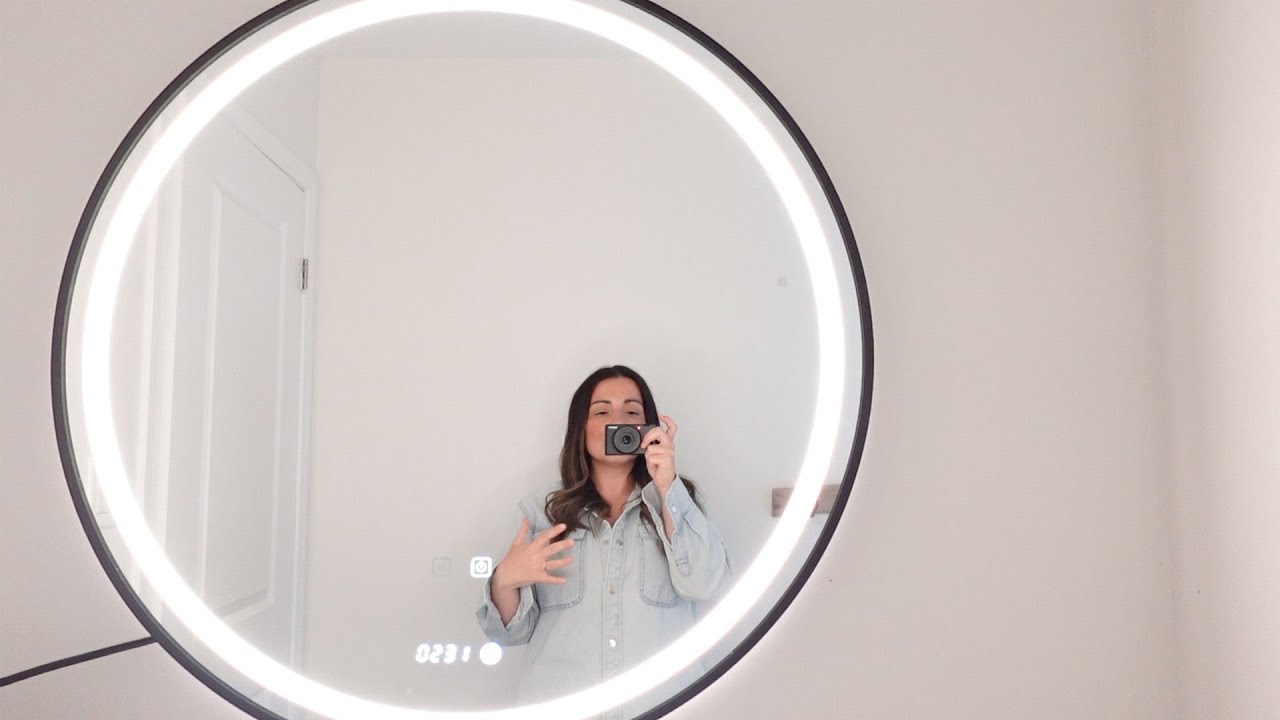 CAPELLA Round Custom LED Mirror with Frame video