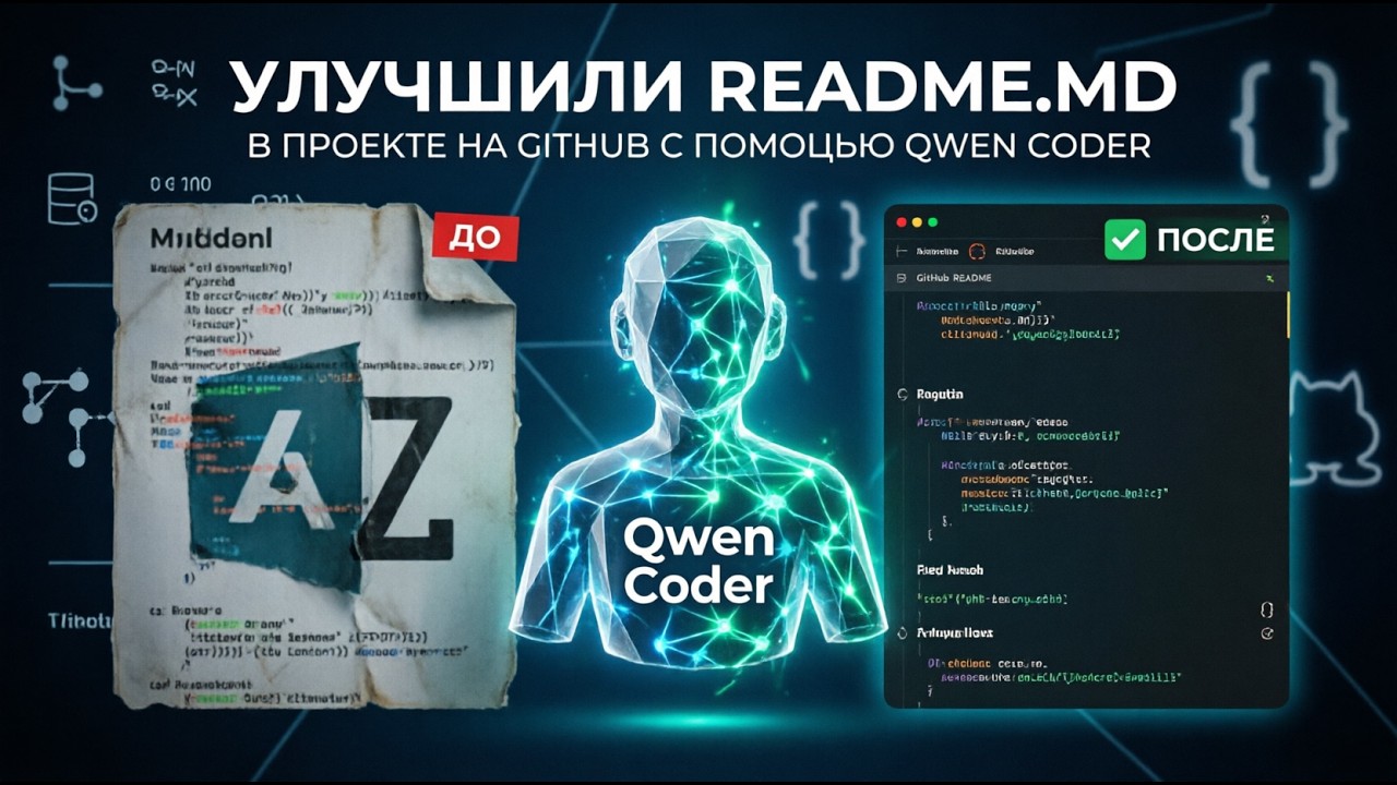 Как подключить Qwen Coder к GitHub - YouTube