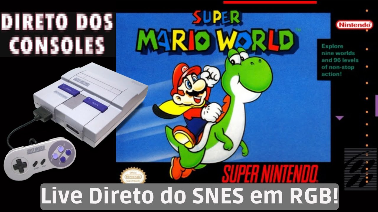  Super Nintendo (SNES) System with Super Mario World : Video  Games