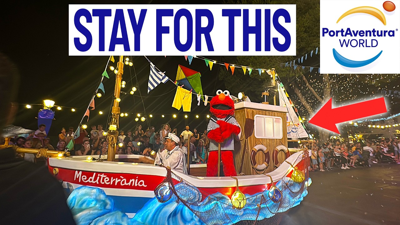 PORTAVENTURA Parade 🇪🇸🎢 Is It Worth Staying for? | Full Parade Vlog