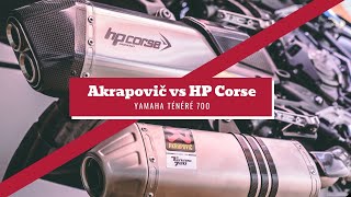 Yamaha Ténéré 700 Exhausts RAW Sound – Akrapovič vs HP Corse