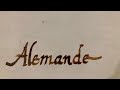 J. P. Rameau: Alemande