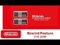 Nintendo entertainment system  rewind feature  nintendo switch online