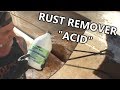 "Muriatic Acid"- Rust Removal, Fast, Easy and Forever!