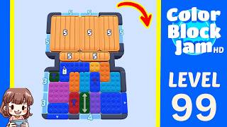 Color Block Jam Level 99 Solution Walkthrough