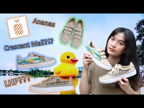 Video Vẽ Crescent Mall và trường cấp ba lên giày Ananas |... - youtube