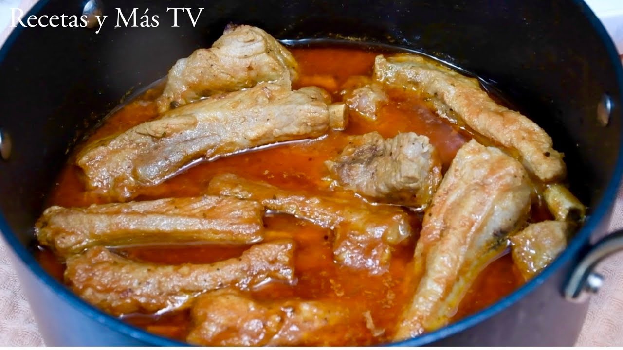 Tienes Que Hacer Está Receta Con Costillas de Cerdo Para Chuparte los Dedos