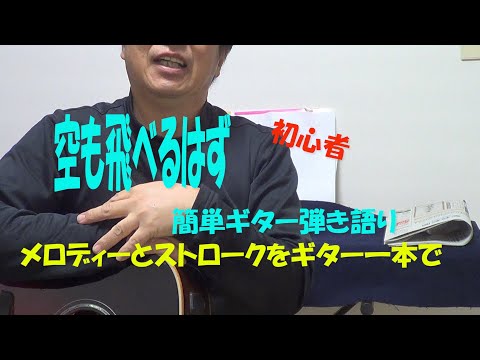 スピッツ　空も飛べるはず　イントロのメロディーとストロークをギター一本で　簡単ギター弾き語り