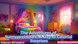 Sunny and Spark's Colorful Adventure: A Magical Day of Surprises for Kids | Kids Moral Lesson Story📚