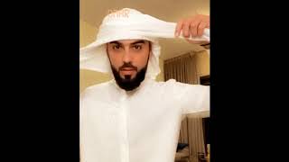 Omar borkan teaching how to shemagh | Basheer Quadri Resimi