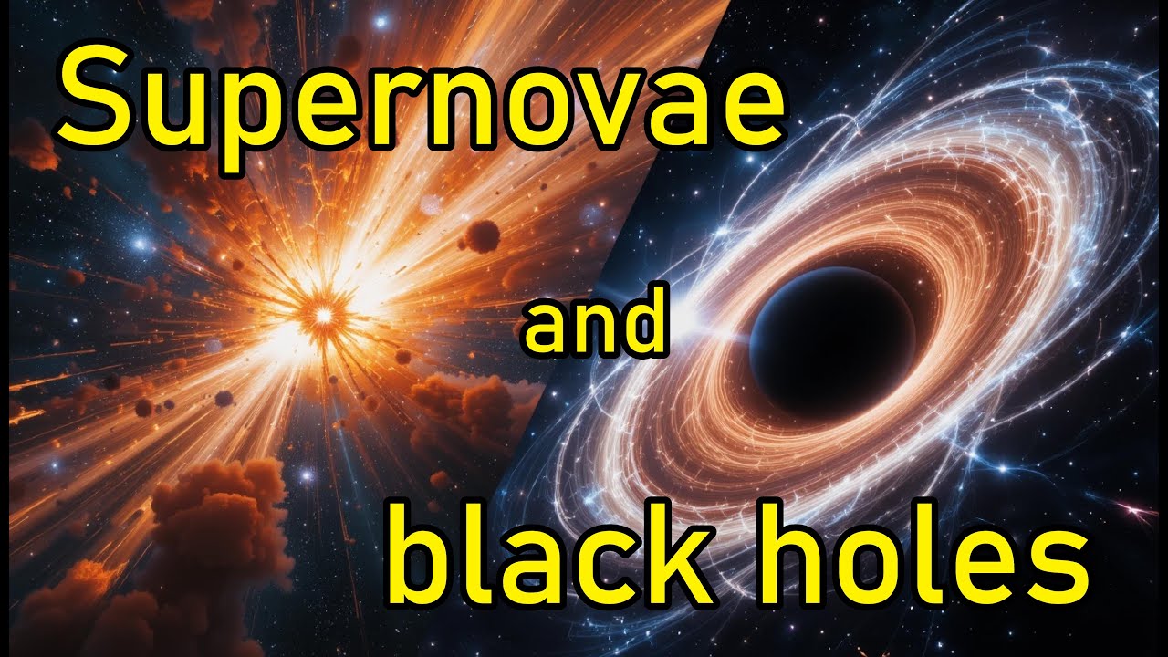 Supernovae and black holes - YouTube