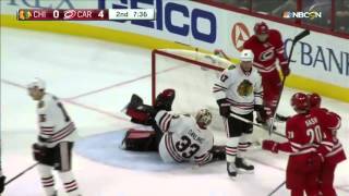 Blackhawks @ Hurricanes Highlights 01/26/16