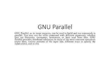 Optional Individual Submission 4 Job Handling 20266001 - GNU Parallel