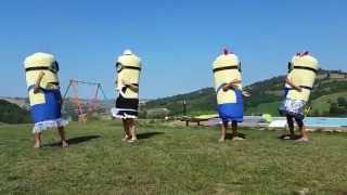 Celebrity Minions dance Ode to code Wealth