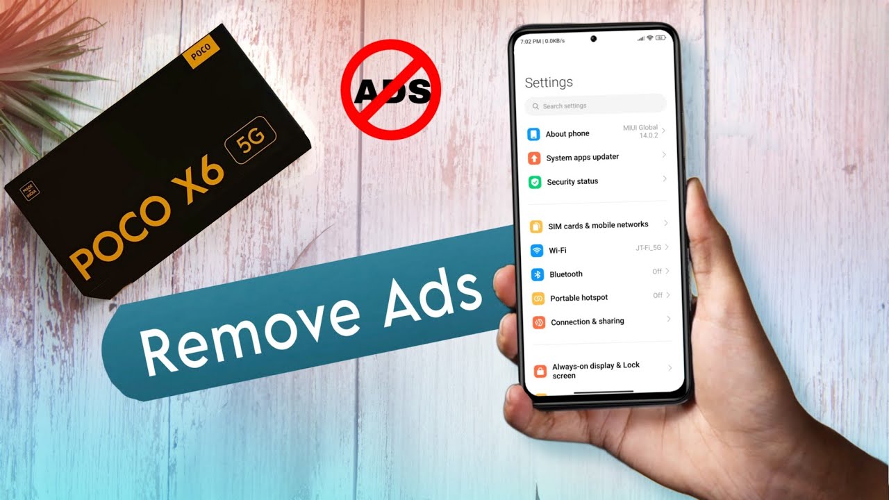 Poco Add How to Remove Ads in Poco X6 5g | Poco X6 me Add Kaise Band Kare - YouTube