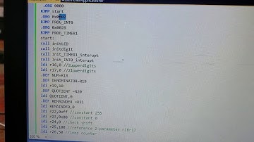 Assembly : 7 seg 4 digit timer 3 interrupt+int0 interrupt (external interrupt)