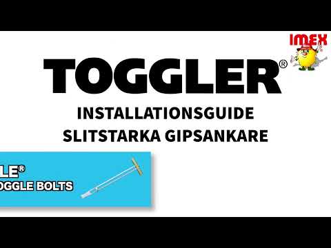 IMEX AB TOGGLER® SNAPTOGGLE® Installationsguide