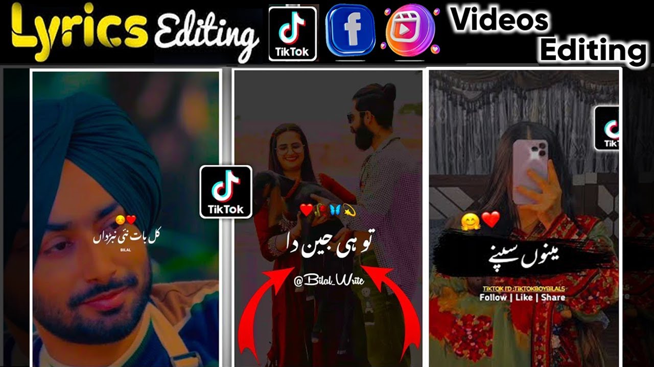 How To Make Lyrics Video Trending Lyrics Video Editing Reels