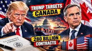 Trump Targets Canada’s $280 BILLION U.S. Contracts — Carney’s Response Changes Everything