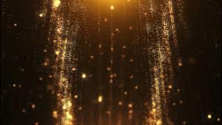 golden particles shiny loop seamless 4k
