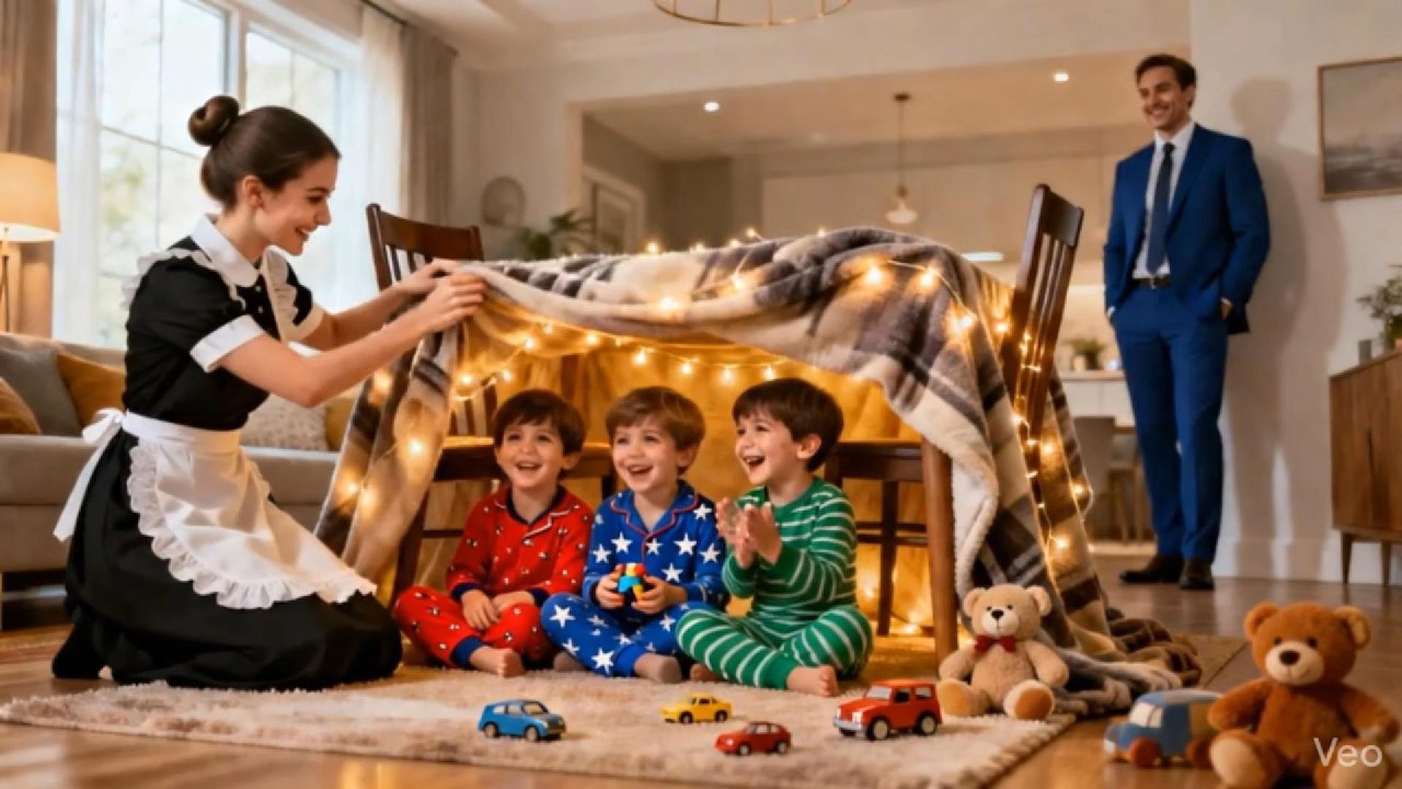 МИЛЛИОНЕР ВИДИТ, ЧТО ДЕЛАЛА УБОРЩИЦА С ЕГО ТРОЙНЯШКАМИ ПЕРЕД СНОМ… И ТЕРЯЕТ ДАР РЕЧИ