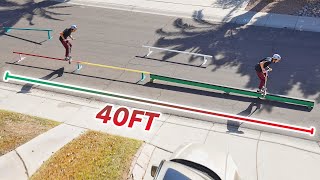 40 Foot Long DIY Skatepark Rail